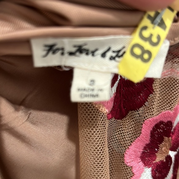 For Love and Lemons Dove Embroidery Mini Dress Nude - Picture 8 of 8